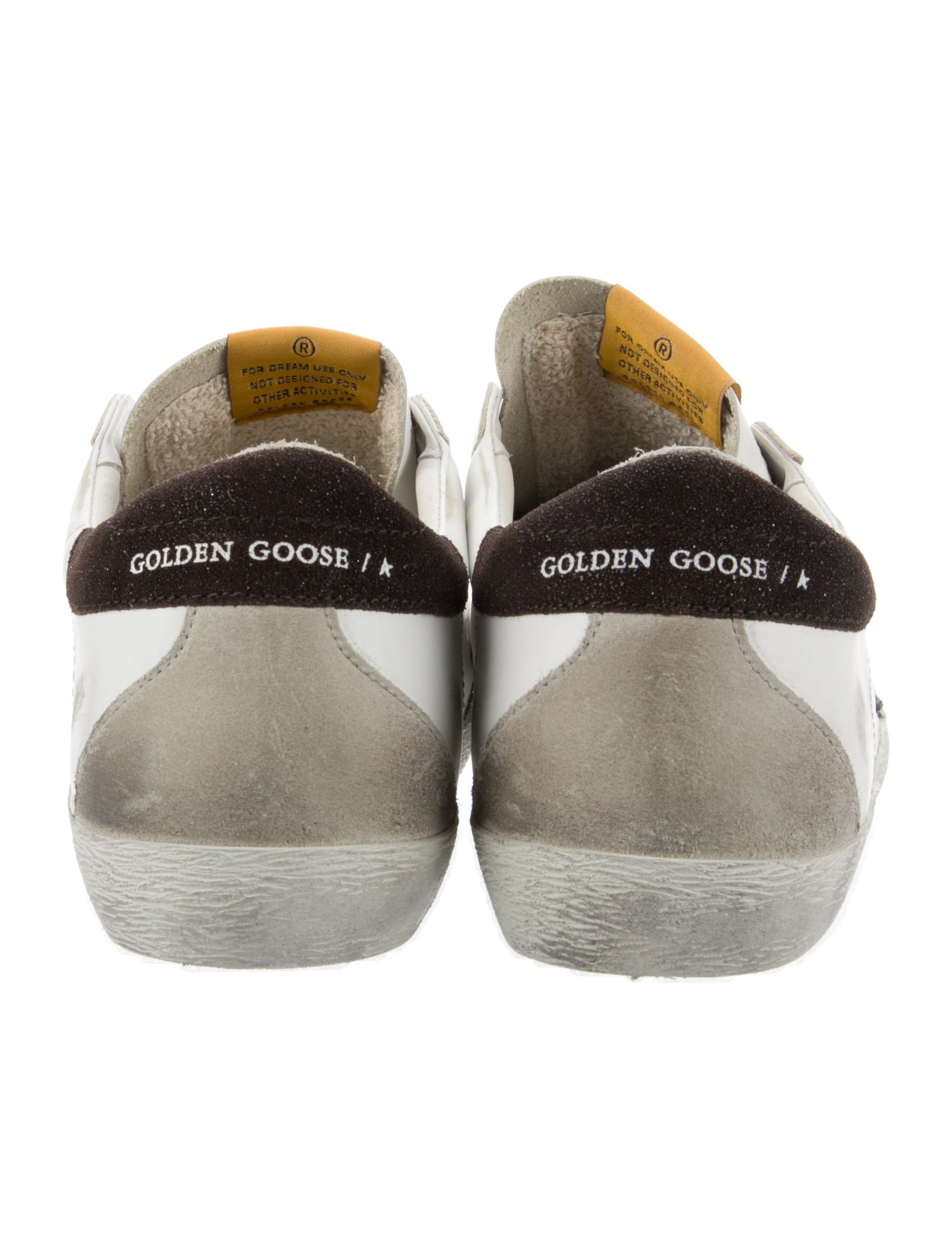 Golden Goose Leather Distressed Accents Sneakers